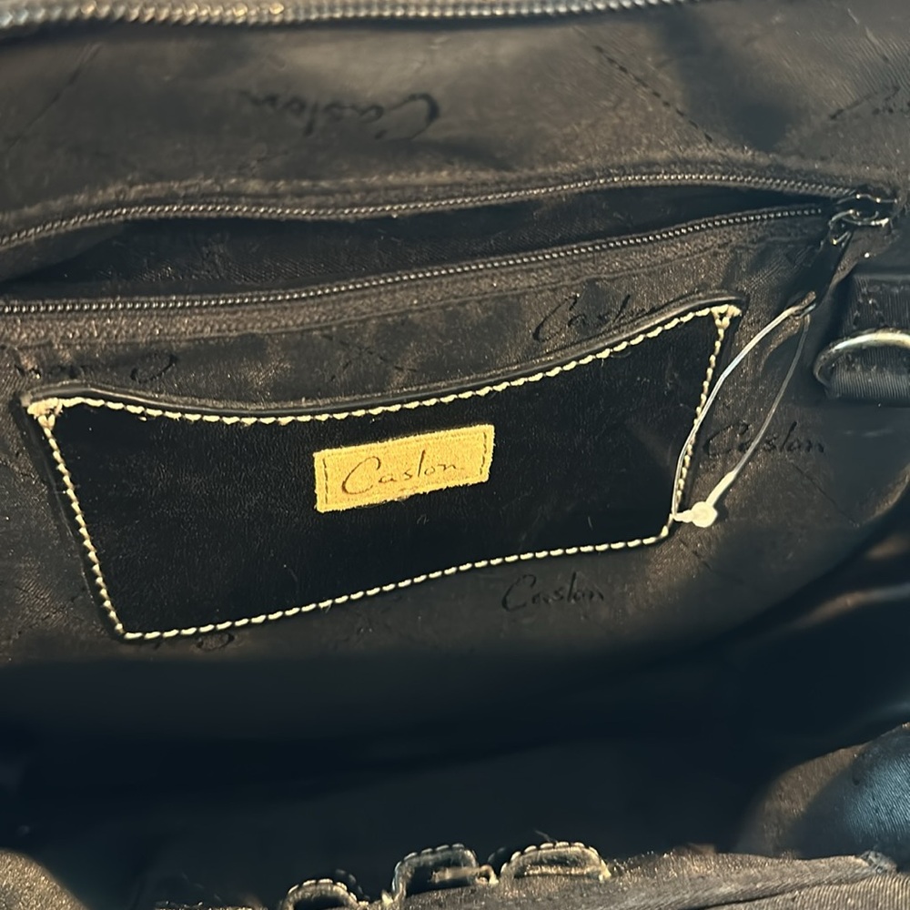 Very nice Leather and Nylon Canvas backpack by Cole Haan - Picture 5 of 7